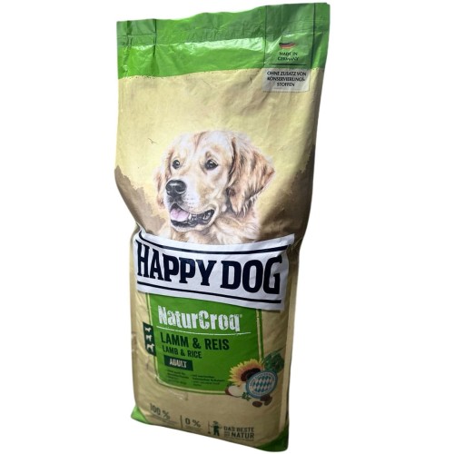 Happy Dog Naturcroq Lamb & Rice, корм для собак з ягням і рисом, 15 кг