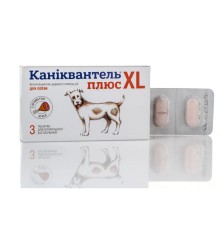 Каніквантель Плюс XL для собак від глистів, 1 таблетка