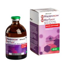 Марфлоксин 10% (ДЛЯ ТВАРИН) розчин для ін'єкцій, 100 мл