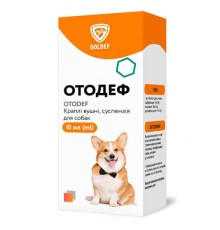Ушные капли Отодеф для собак, 10 мл