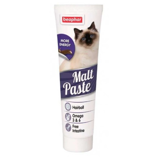 Мальт-Паста Beaphar Malt-Paste для виведення шерсті зі шлунка, 100 г