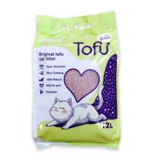 Наполнитель соевый для кошачьего туалета MiMi CAT TOFU с ароматом лаванды, 12 л