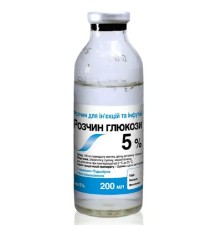 Глюкоза 5% (ДЛЯ ТВАРИН) розчин O.L.KAR, 200 мл