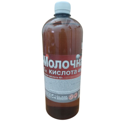 Молочна кислота 40% (ДЛЯ ТВАРИН) O.L.KAR, 1 л