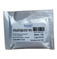 Альбендазол 10% (ДЛЯ ТВАРИН) Basalt, 10 г