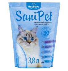 Наполнитель для кошачьего туалета Sani Pet силикалевый, 3.8 л