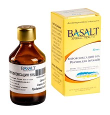 Энрофлоксацин 10% (ДЛЯ ЖИВОТНЫХ) раствор для инъекций Basalt, 50 мл