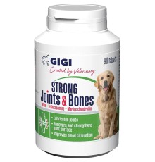 Вітамінно-мінеральна добавка Gigi Strong Joints & Bones для зміцнення та відновлення суглобів у собак 90 таблеток