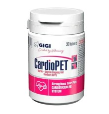 КардіоПет CardioPet GIGI для підтримки серця у собак та котів, 30 таблеток
