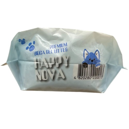 Наповнювач силікагелевий Happy Nova для котячих туалетів, 3.8 л