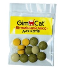 Вітаміни для котів GimCat Вітамінний мікс 12 шт.