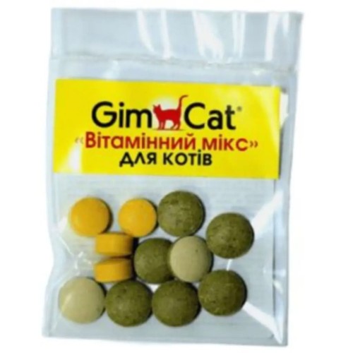 Вітаміни для котів GimCat Вітамінний мікс 12 шт.