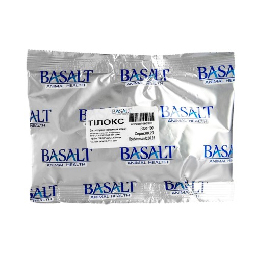Тілокс (ДЛЯ ТВАРИН) порошок, 100 г