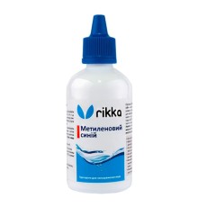 Метиленовый синий Rikka для обеззараживания аквариумной воды, 100 мл