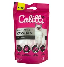 Наповнювач для котячого туалету Calitti Crystals Fresh blue силікагелевий Гірська свіжість blue, 3,8 л