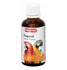 Beaphar Paganol Multi Vitamin - Вітаміни для зміцнення оперення у папуг, 50 мл