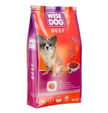 Сухий корм Wise Dog Beef для дорослих собак малих порід з яловичиною, 10 кг