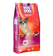 Сухий корм Wise Dog Beef для дорослих собак малих порід з яловичиною, 1 кг (ваговий)