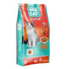 Wise Cat Duck - Сухий повноцінний корм з качкою для дорослих котів, 1 кг (ваговий)