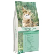 Сухий корм для дорослих котів Carpathian Pet Food Optimal Care з куркою та морським окунем, 1,5 кг