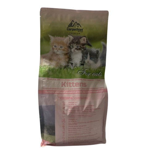 Сухий корм для кошенят Carpathian Pet Food Kittens з куркою та скумбрією, 1,5 кг
