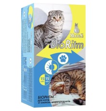 БіоРитм ModeS BioRitm Полівітамінний комплекс для котів зі смаком морепродуктів, 30 таблеток