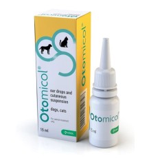 Otomicol (Отомікол) вушні краплі для собак і котів, 15 мл