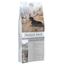 Сухий корм для дорослих собак середніх порід Carpathian Pet Food Medium Adult з куркою та палтусом, 12 кг