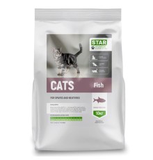Сухий корм Stardeyl Cats Fish (риба) для стерилізованих котів, 10 кг