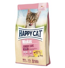 Сухой корм для котят Happy Cat Юниор с птицей с 13-й недели жизни, 10 кг