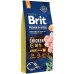 Сухий корм для цуценят середніх порід 10-25 кг Brit Premium Dog Junior М з куркою, 15 кг