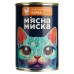 Вологий корм для котів М'ясна миска шматочки в соусі з куркою, 415 г