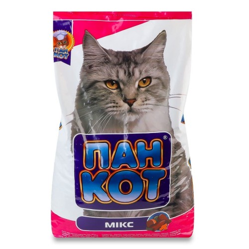 Сухий корм для котів Пан Кот Мікс, 10 кг