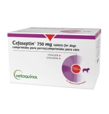 Цефасептин 750 мг Vetquinol антибактериальный препарат для собак, 6 таблеток