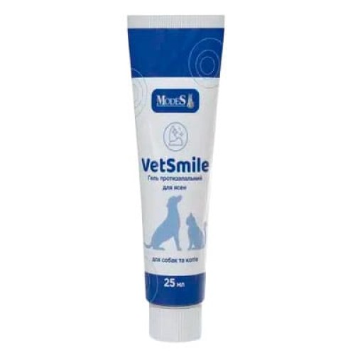 Ветсмайл (VetSmile) Modes гель протизапальний для ясен (для собак та котів), 25 мл