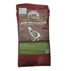 Комбікорм Калинка для перепела-несучки 6701, 25 кг