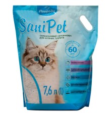 Наповнювач для котячого туалету Sani Pet силікагелевий, 7.6 л