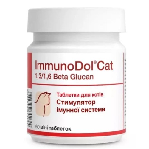 ІмуноДол Кет Dolfos ImmunoDol Cat для підтримки імунітету кішок, 60 міні таблеток