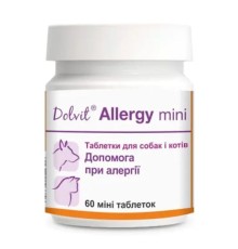Долвіт Алерджі міні Dolfos Dolvit Allergy mini проти алергії для собак і котів, 60 таблеток