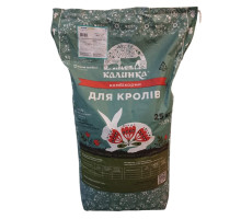 Комбікорм Калинка гровер повнораціонний для кролів (від 60 до 110 днів) 6810 100% готовий корм, 25 кг