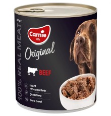 Вологий корм для собак Carnie Original Mono Protein Яловичина, 800 г