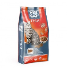 Корм для котів Wise Cat Veal Fish (риба), 10 кг