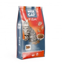 Корм для кошек Wise Cat Veal Fish (рыба), 1 кг (весовой)