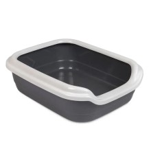Туалет для кішок Природа PR241699 Comfort М Сірий 41 х 30 х 13,5 см