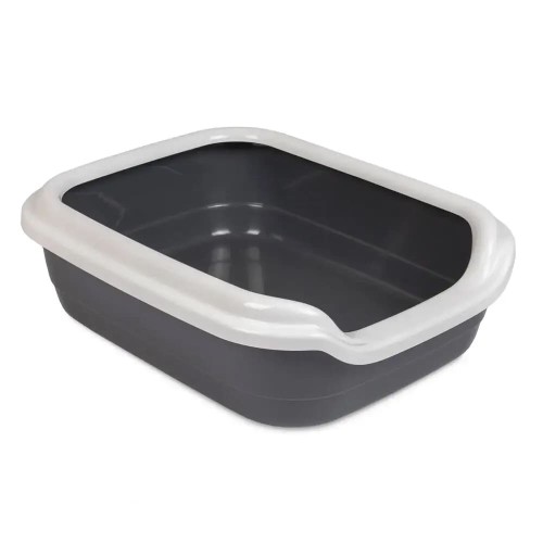 Туалет для кішок Природа PR241699 Comfort М Сірий 41 х 30 х 13,5 см