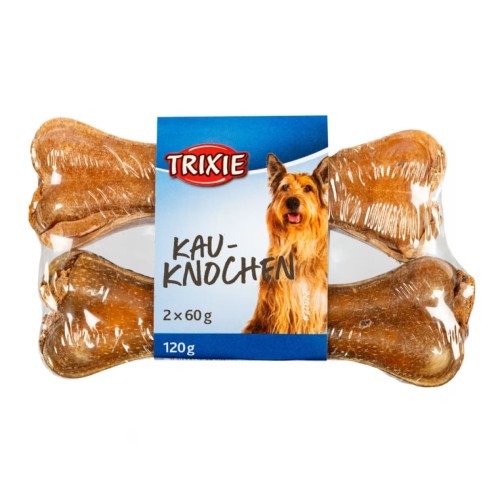 Ласощі для собак Trixie 27622 Кістки пресовані з рубцем 12 см, 120 г