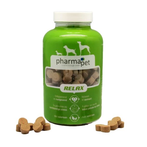 Pharma Pet Relax - дополнительный корм для собак в таблетках: валериана для расслабления и успокоения, 235 г
