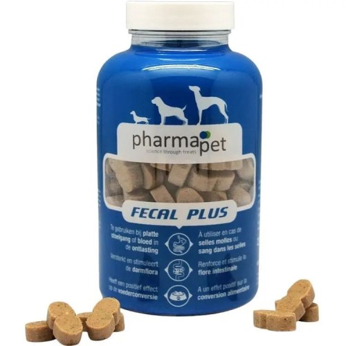 Pharma Pet Fecal Plus - додатковий корм для собак у таблетках: рослинний комплекс для кишківника, 235 г