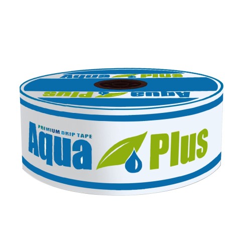 Капельная лента AquaPlus 8 mil щелевая, шаг 10 см, бухта 1000 м - для полива овощей в открытом и закрытом грунте