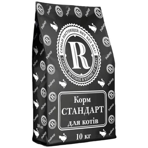 Сухий корм для котів Ройчер Стандарт з куркою, 10 кг